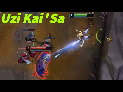 UZI KAI'SA VS XAYAH , HE IS A MONSTER ON KAI'SA!