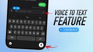How To Use Voice to Text Feature on iPhone!