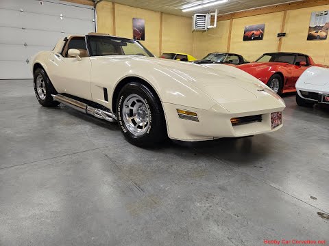 1981 Beige Corvette Camel Interior 33k Original Miles Video