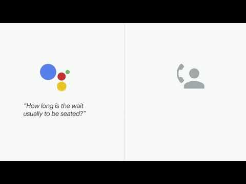 Google Assistant calling a restaurant for a reservation