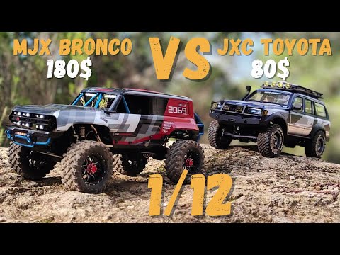 MJX BRONCO VS JXC TOYOTA LC80 1/12 SCALE ADVENTURE OFF-ROASD 4X4
