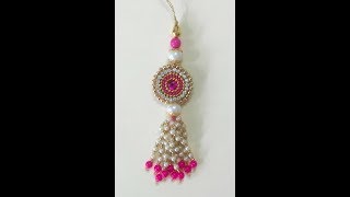 How to Make Lumba Rakhi at Home, Easy DIY Lumba Rakhi Idea, Double-sided Lumba Rakhi Making at Home