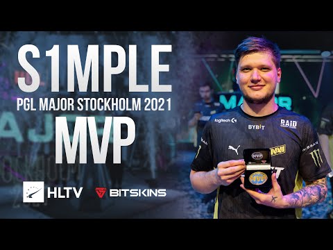 s1mple - HLTV MVP by Bitskins of PGL Major Stockholm 2021