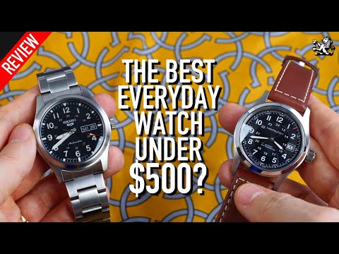 The Best Automatic Everyday Watch Under $500: Seiko SRPG27 vs Hamilton Khaki Field H70455533