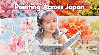 3 Years Sketching in Japan 🌸 4 Seasons Through My Sketchbook