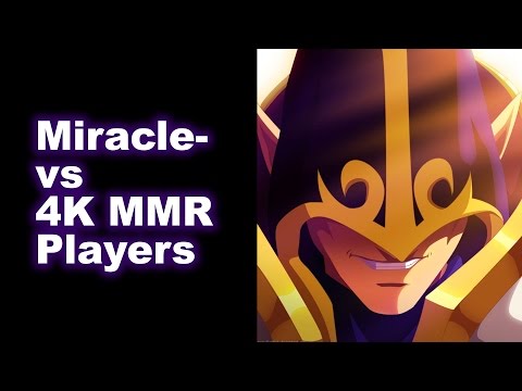 Miracle- Invoker vs 4K Players US East Dota 2