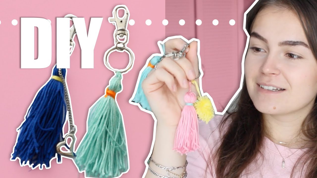 DIY Kwastjes Sleutelhanger | Kim van Haren