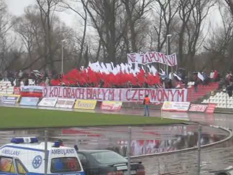 Oprawa meczu ŁKS Łomża - Orzeł Kolno (2009)