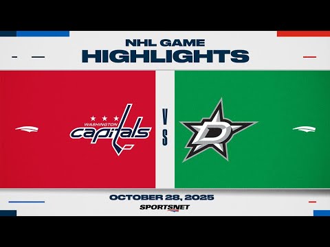 NHL Highlights | Capitals vs. Stars - October 28, 2025