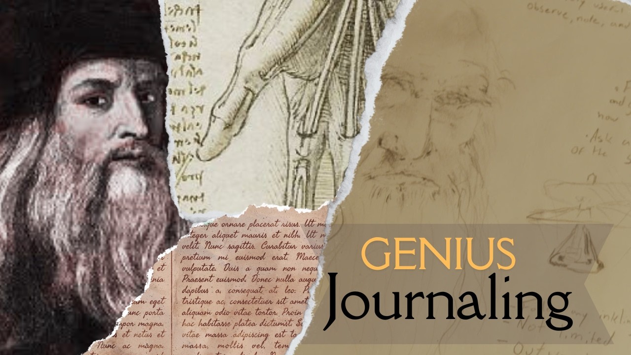 How to journal like Davinci (GENIUS) 5 tips.