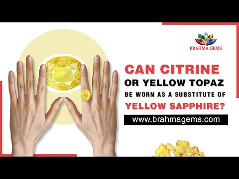 Confused between Citrine, Golden Topaz, and Yellow Sapphire? Know what experts say!