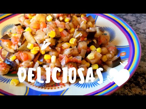 COMO HACER BERENJENAS GUISADAS |FACIL