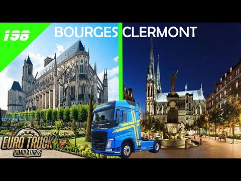 Ruta desde Bourges a Clemont ets2. #198.