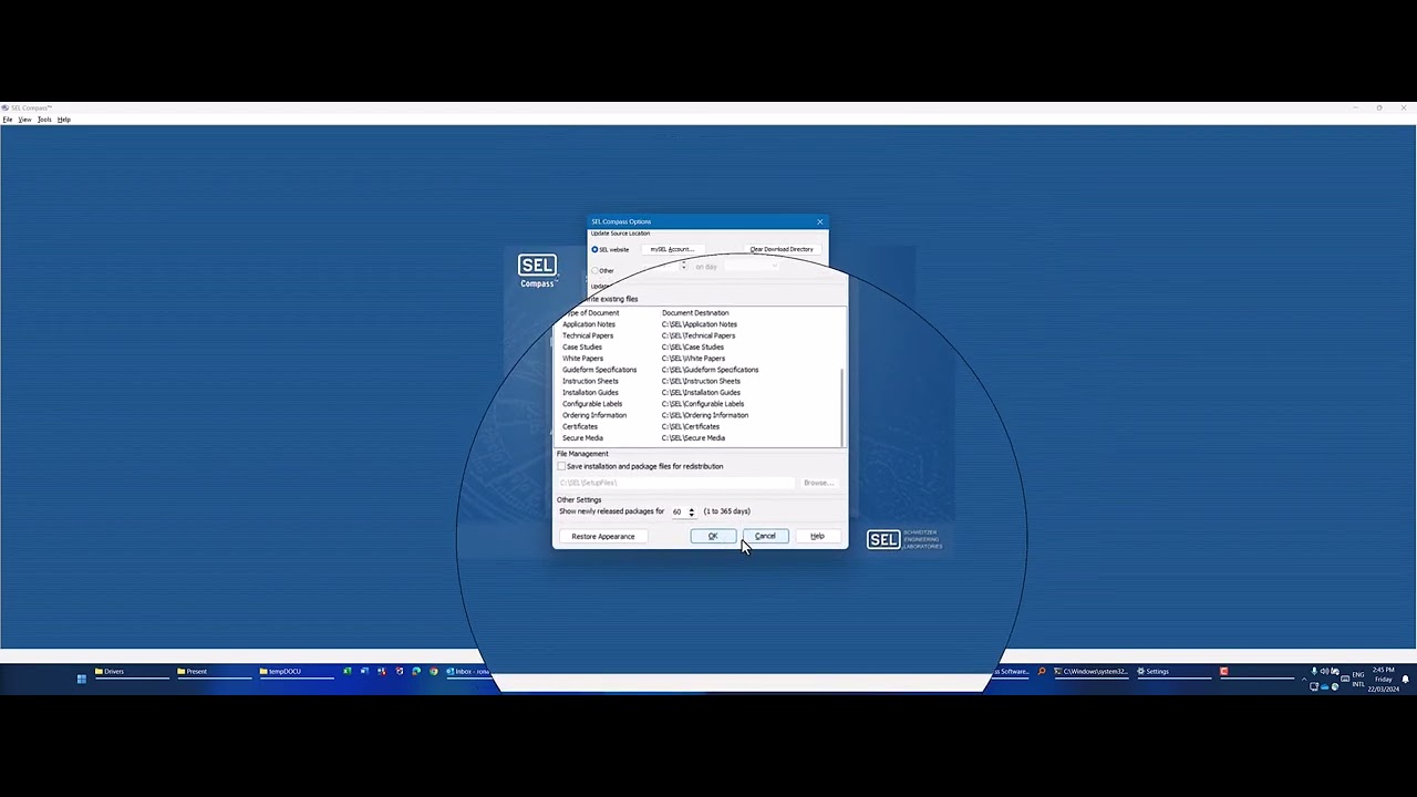 SEL WEBSITE and COMPASS