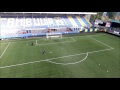 Training SC Cambuur in beeld gebracht met drone