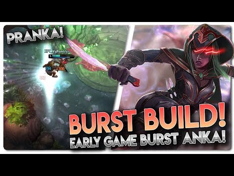 EARLY BURST ANKA BUILD!! Vainglory 5v5 Gameplay - Anka |Hybrid| Jungle Gameplay