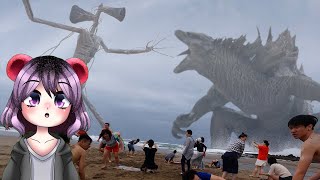 SIREN HEAD vs GODZILLA en LA VIDA REAL | RomisGomis REACCIONA a 葉式特工Yes Ranger