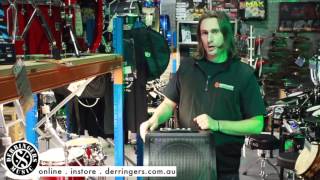 Ashton DA30 Electric Drum Kit Amp Review @ The Drum Shop Derringers Music