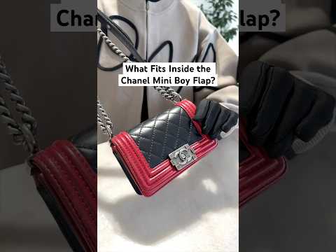 What Fits Inside the Chanel Mini Boy Flap