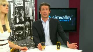 simvalley MOBILE Wasser- & stoßfestes Outdoor-Solar-Handy XT-520SUN