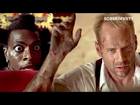 Surviving the fight against Mangalore (ft. Bruce Willis) | The Fifth Element | Screenfinity