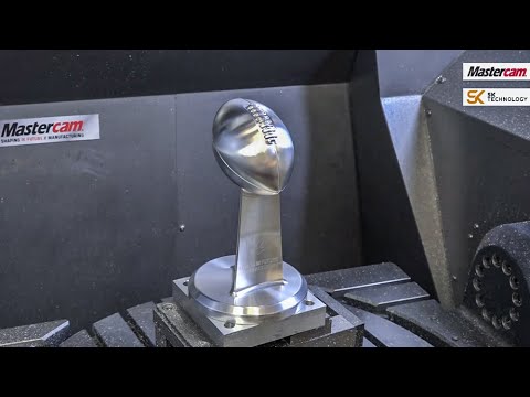 Mastercam 2023 | Lombardi Trophy zum Super Bowl