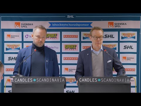 "Det avgör den här matchen" - Presskonferensen efter Örebro - Leksand