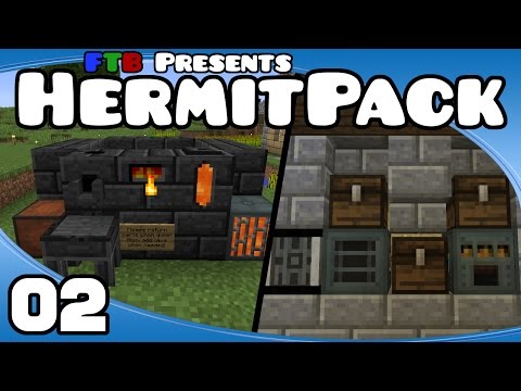 HermitPack - Ep. 2: Early Machines & Smeltery
