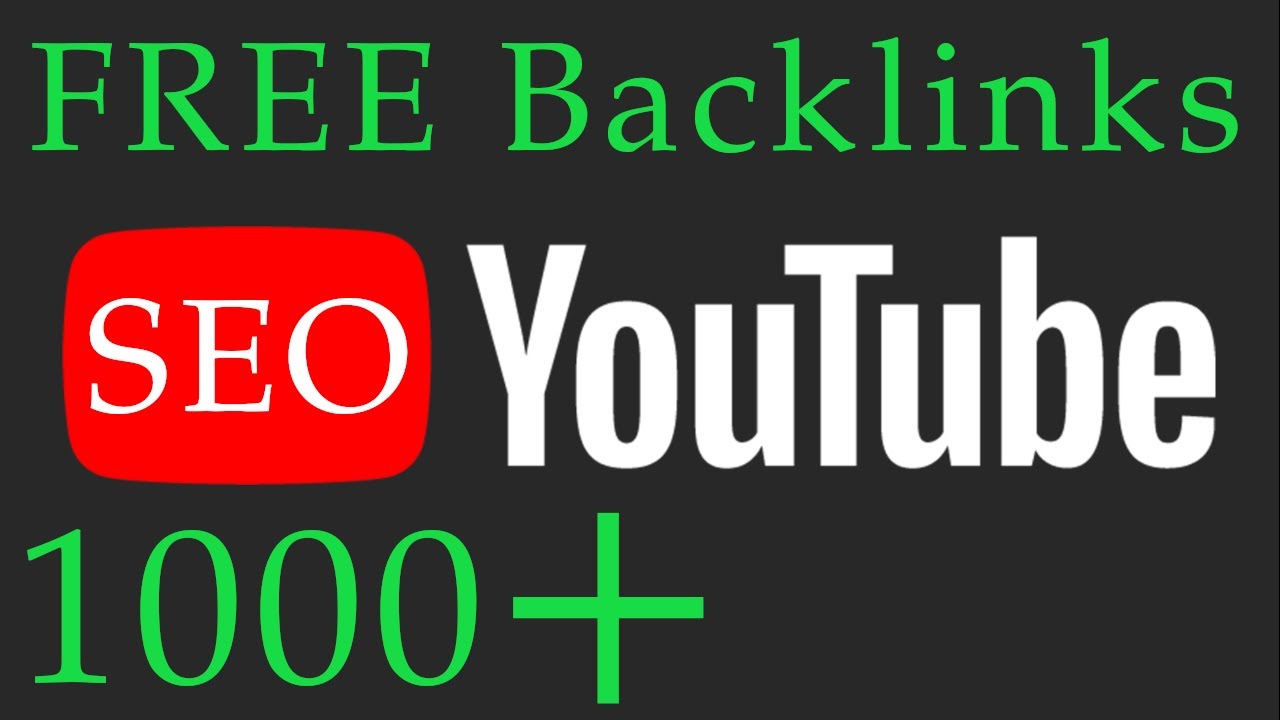 Free YouTube video Backlink Generator | Free YouTube Backlink Generator - Quality Video Backlinks