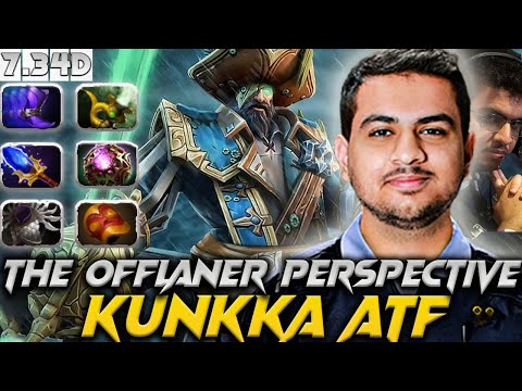 7.34D Patch ATF - Kunkka The Offlaner Persepective : Full Gameplay Dota 2 #dota2