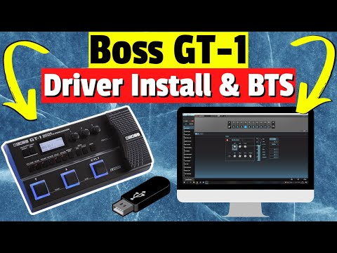 Boss GT-1 Tutorial | How To Install PC Driver & Boss Tone Studio