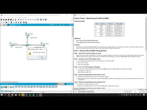 10 1 1 12 Packet Tracer   Determining the DR and BDR