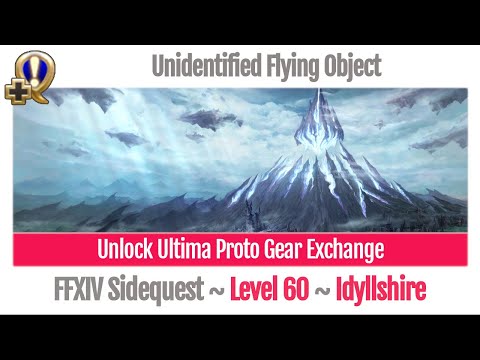 FFXIV Unlock Ultima Proto Gear Exchange - Unidentified Flying Object - (The Shadow of Mhach) - HW