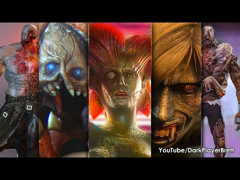 RESIDENT EVIL The Darkside Chronicles - All Bosses [2K 60FPS] PS3