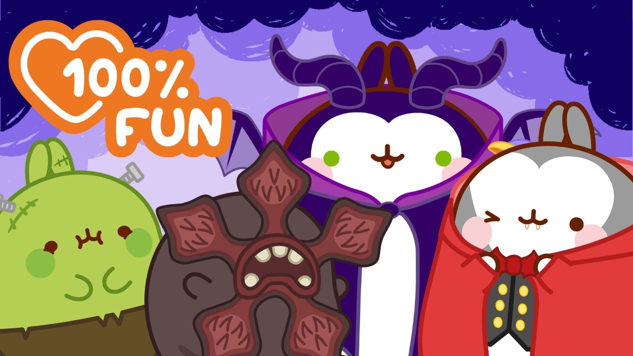 Molang’s Favorite Halloween Monsters! 🎃😱 Cute & Spooky Moments