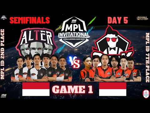 ALTER EGO vs GEEK FAM ID Game 1 || ONE ESPORTS MPL Invitational Day 5 SEMIFINALS (English) || MLBB