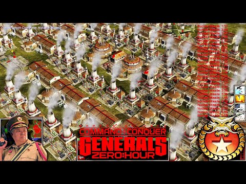 China Infantry | 1vs7 China & GLA & USA Team | Command & Conquer Generals Zero Hour
