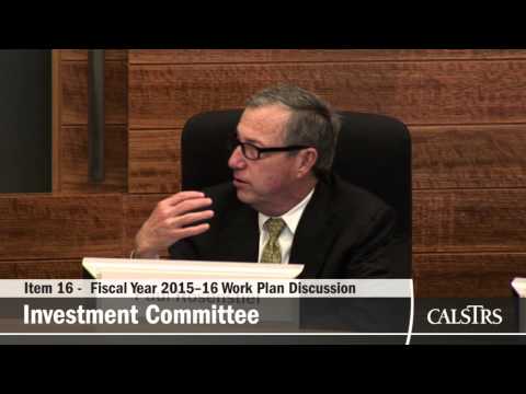 Teachers' Retirement Board April 2015 - Investment Committee (Part 3 of 3)