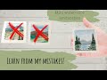5 tips to help YOU paint successful mini watercolor landscapes, plus painting demos and examples