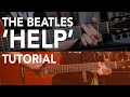 The Beatles 'HELP' Guitar Lesson Tutorial - Acoustic Strumming Songs