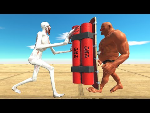 DYNAMITE SHIELD VS MONSTERS - Animal Revolt Battle Simulator