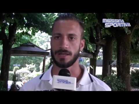 Il neo acquisto Lorenzo Paramatti si presenta ai tifosi del Messina