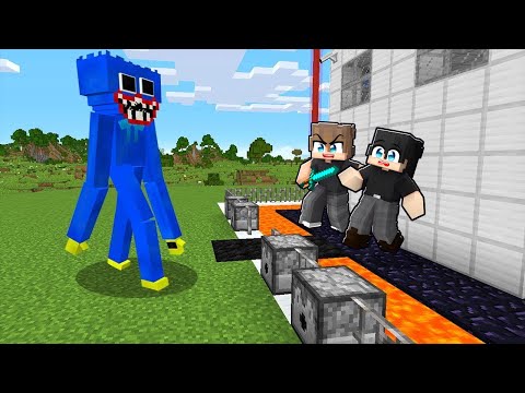 Huggy Wuggy vs The Most Secure House - Minecraft