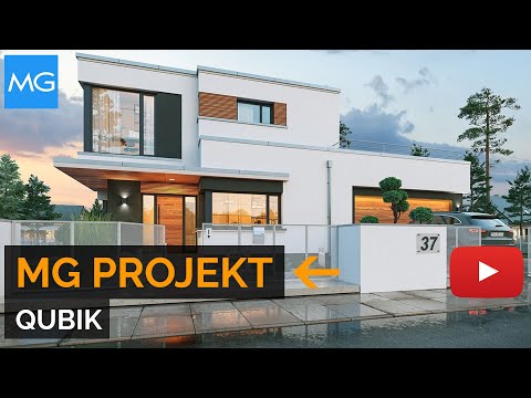 Projekt domu Qubik MG Projekt - 159,81 m²