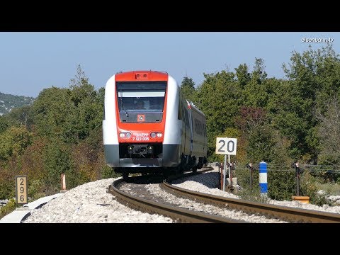 Eisenbahn Perković - Split Kroatien - Dalmatinische Bahn
