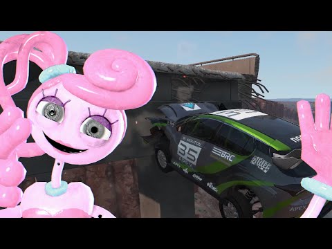 Mommy Long Legs vs Car | Poppy Playtime in BeamNG | Fatal Crash 19