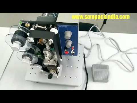 Automatic Hot Foil Ribbon Coding Machine