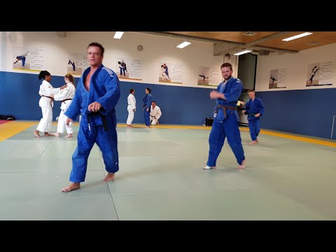 Morote Seoi nage Judo kniehend geworfen  Karl Moser Thomas Stöckl