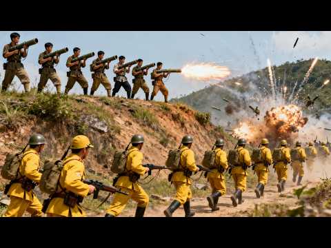 日軍部隊猛烈進攻，沒想到八路軍在山頂埋伏，一發火箭直接團滅日軍⚔️ 抗日 | 戰爭 | Kung Fu #特種兵 #中國電視劇