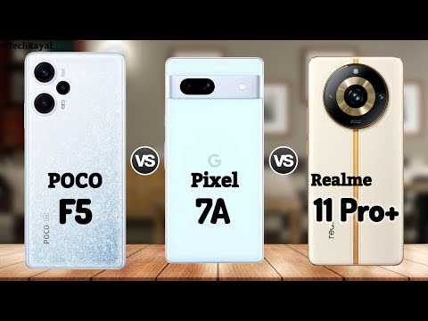 Poco F5 5g vs Google Pixel 7a vs Realme 10 Pro Plus || Price | Camera Test
